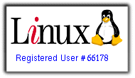The Linux Counter: Registered User #66178